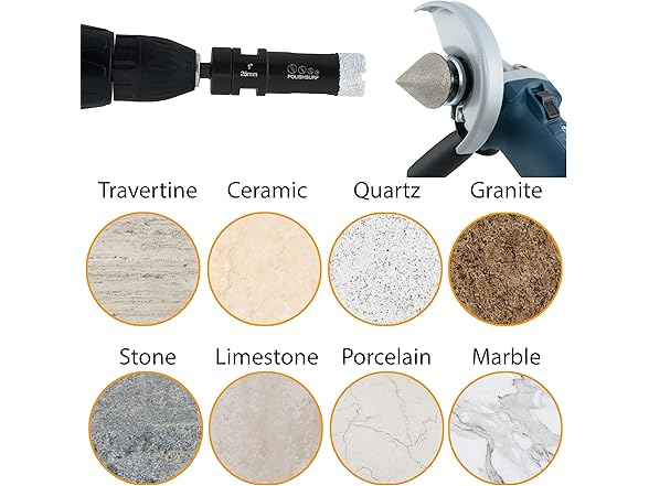 POLISHSURF Diamond Core Drill Bits 1 In