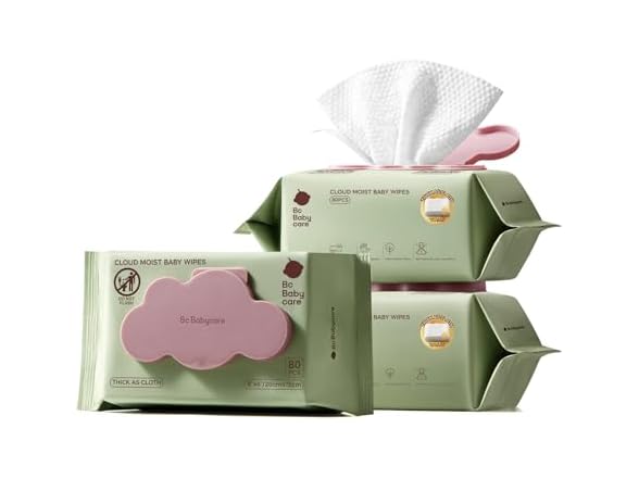 Bc Babycare Cloud Moist Baby Wipes Thick and XL