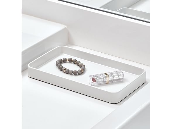iDesign Stainless Steel Bathroom Tray