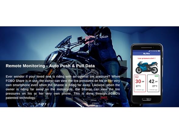 FOBO Bike TYRE Pressure Monitor System