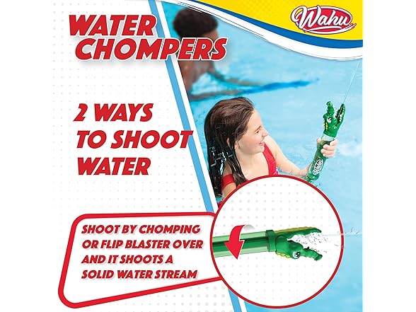 Wahu Water Chompers Alligator Water Blaster
