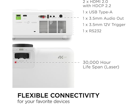 ViewSonic LS901-4K UHD 4K Laser Projector