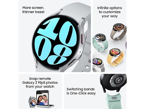 (NEW) Samsung Galaxy 6 44mm Smartwatch (LTE) (USA Model)