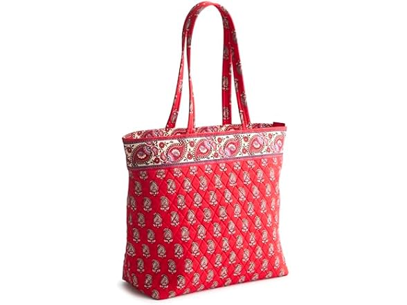 Vera Bradley Premium Cotton Zip Tote Bag