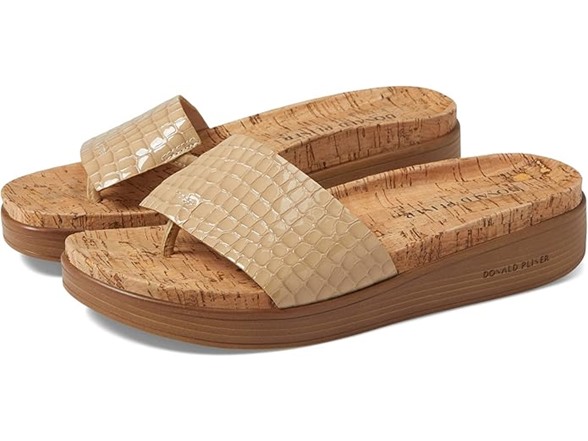 Sand - Croco Patent Leather