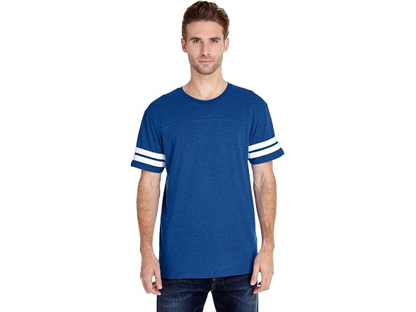 LAT Unisex (L) Adult Fine Jersey Crew Neck Tee