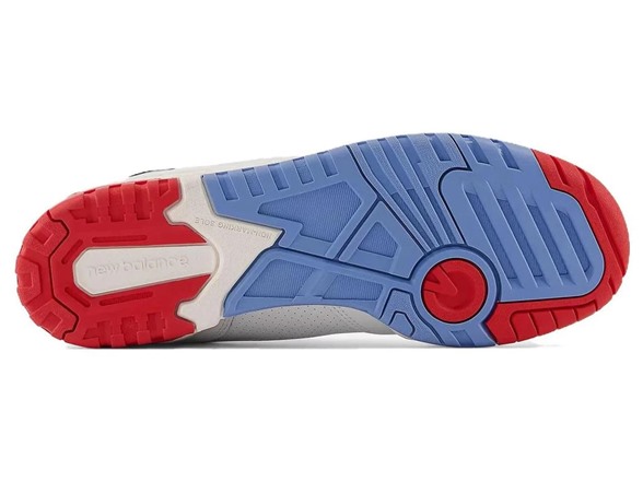 New Balance 550 Shoes Men's White/Red