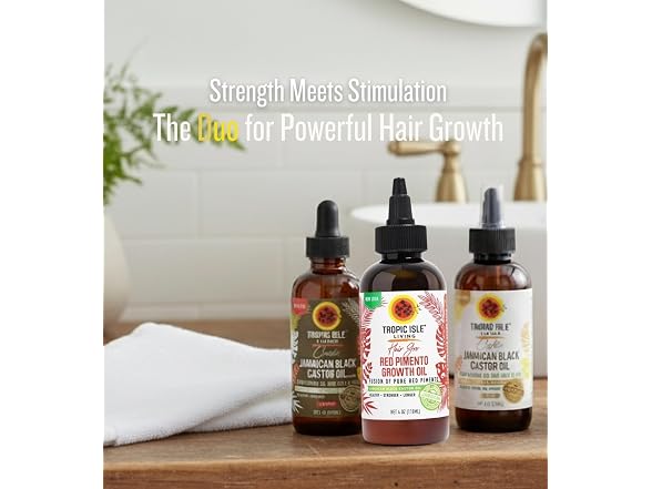 Tropic Isle JBCO Dark and Pimento Oil Set 5 Piece