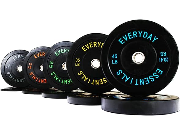 BalanceFrom Weight Plate with Steel Hub, 15LB Pair