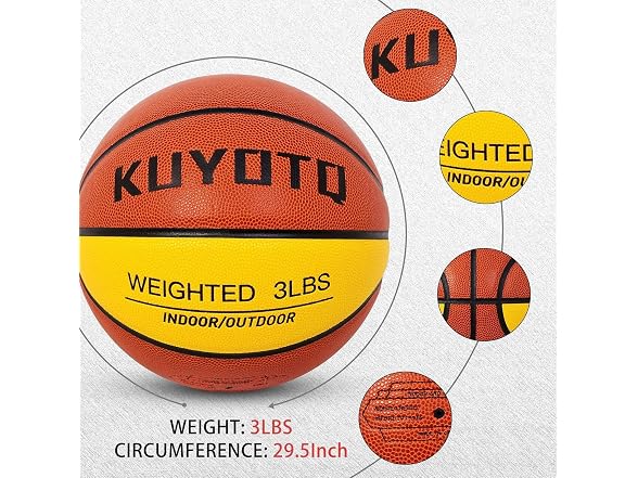 KUYOTQ 3LB Weighted Training Basketball