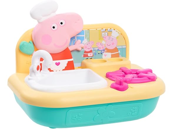 Peppa Pig Cooking Fun Tabletop Kitchen, Kids Toys for Ages 3 Up by Just Play
