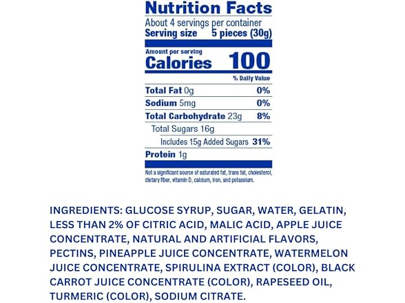 HI-CHEW Gummies Sour Candy Bag