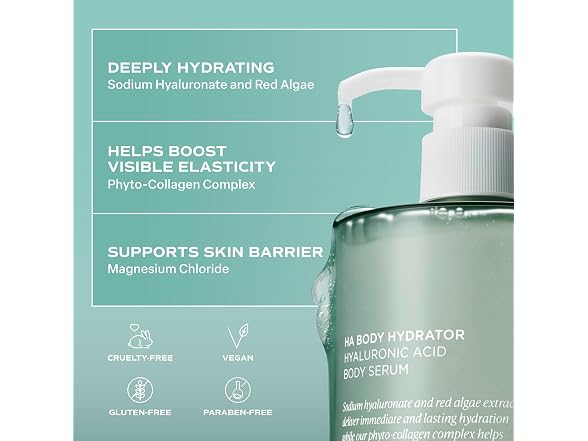Saltair Hyaluronic Acid Body Serum 13oz