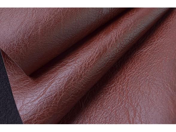 Wento Thick 2 Yard Faux Leather Fabric Soft Skin Grain