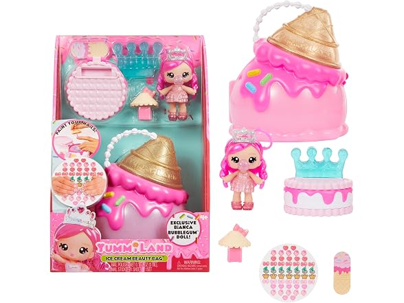 Yummiland Beauty Bag Playset + Lip Gloss Doll