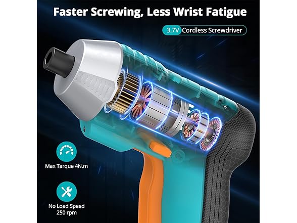Athnevy FA0501 3.7V Electric Screwdriver