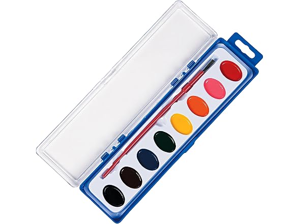 Fun Express Watercolor Paint Trays, 12