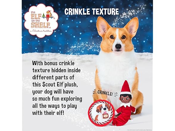 The Elf on the Shelf 2pc Dog Toy Set