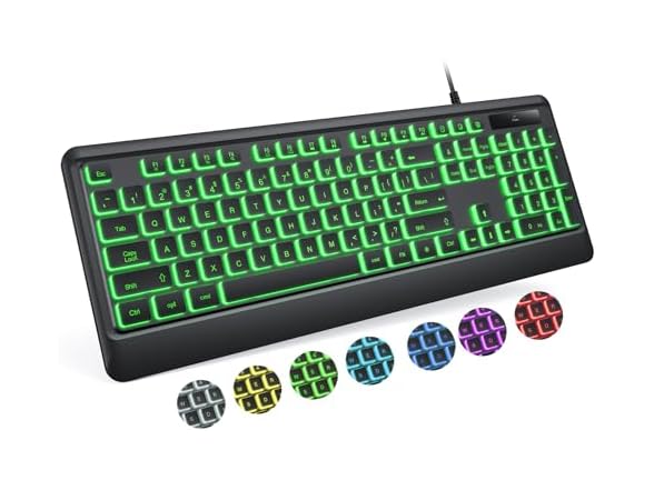 Luzarriba Wired Backlit Keyboard for Mac