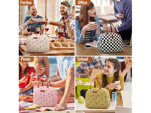 11L Insulated Lunch Bag for Women