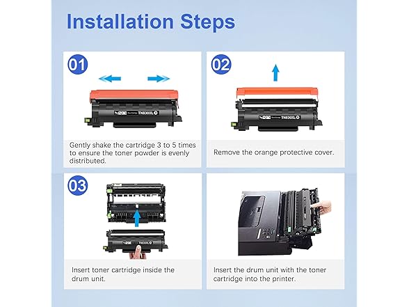Toner Kingdom TN830XL Toner Cartridge, 2 Pack