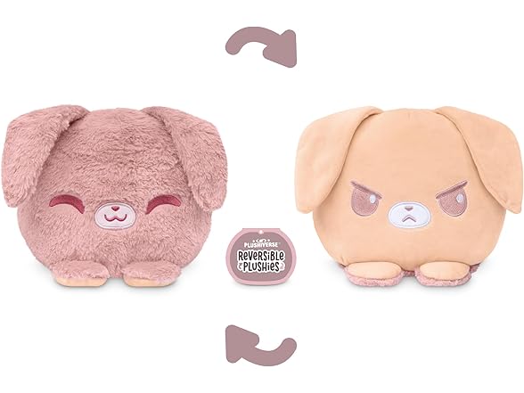 TeeTurtle Reversible 6" Bunny Plushie