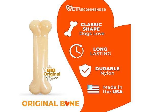 Nylabone Power Chew Original Bone- Medium