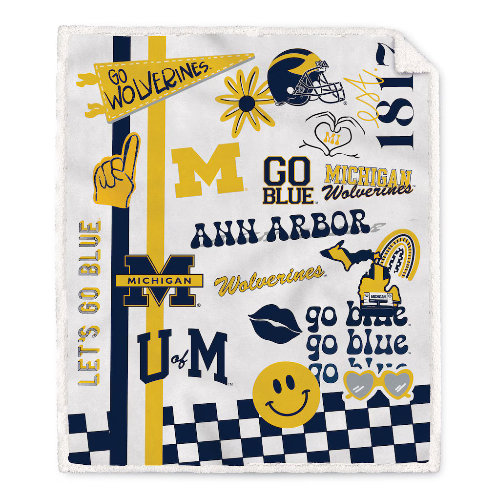 NCAA College Town Sherpa Blanket (60 x 70) - Gallery 9