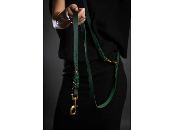 NOAH & PAW Leather Dog Leash 8Ft