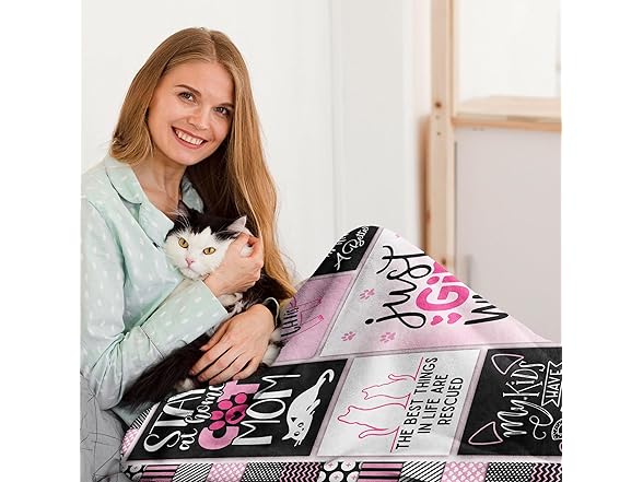 Zvzmzy Gift for Cats Lover Blanket