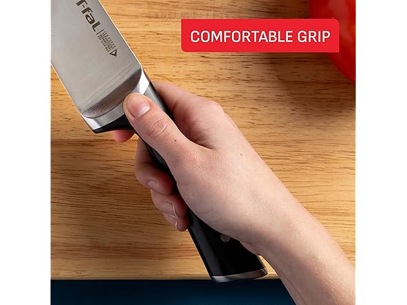 T-fal Ice Force German Stainless Steel Kitchen Knife Set 