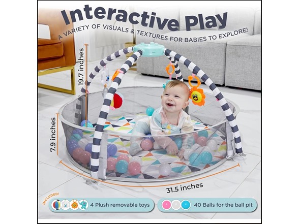 5 in 1 Baby Play Gym & Ball Pit