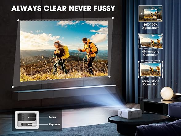 VIZONY Native 1080P Projector