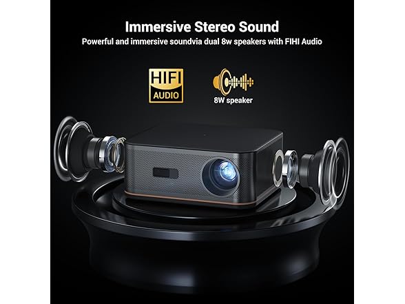 HAPPRUN 1500 ANSI 4K Full HD Projector