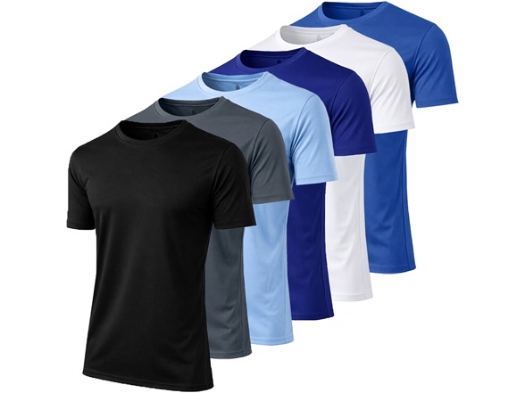Black - Charcoal - Light Blue - Navy - White - Medium Blue