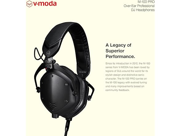 V-MODA DJ, Black, 210mm(W) x 140mm(D)