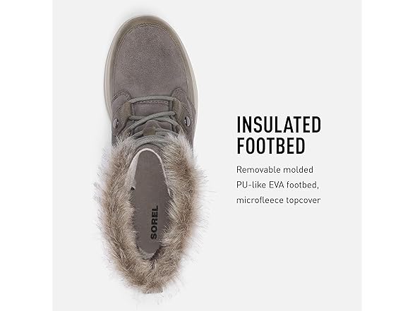Sorel Womens Leather and Suede Snow Boot