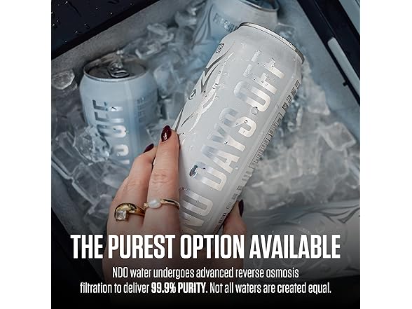 NO DAYS OFF Premium Water - 12 Pack, 16 fl oz