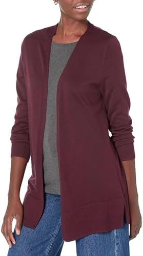 Amazon Essentials Womens Lightweight Open Front Cardigan Sweater