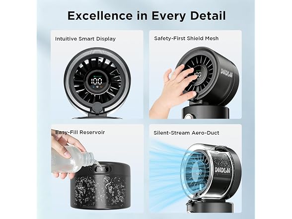 Pursuit MF-08FT Pursuit 2-in-1 Misting Fan