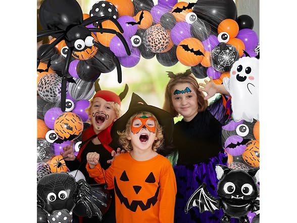 Ouddy Life 178Pcs Halloween Balloons