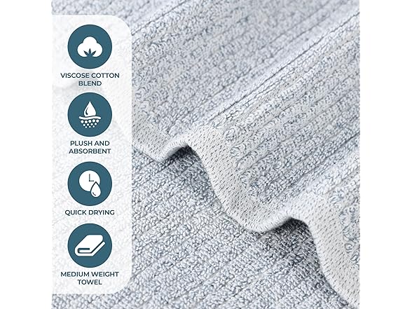 Superior 2PC Destin Bath Towels