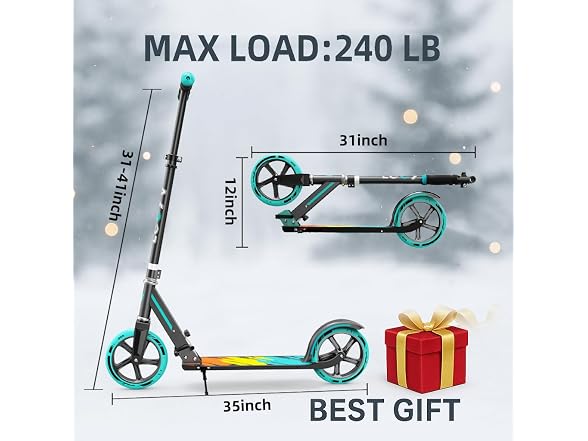 Scooter for Kids 6–12 & Adults
