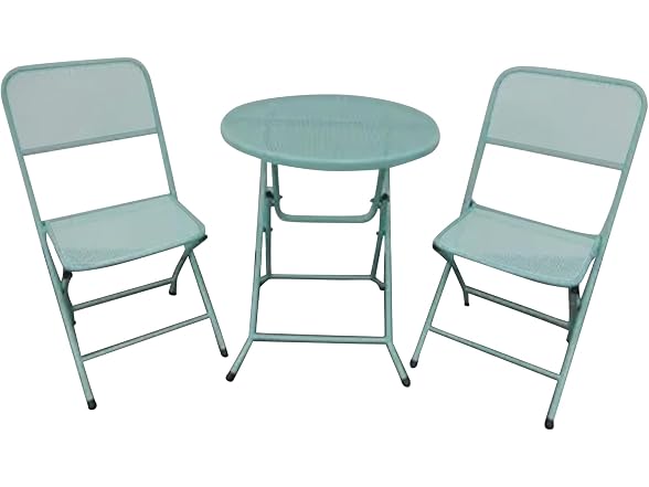 Four Seasons Courtyard Padova Foldable 3 Piece Patio Set