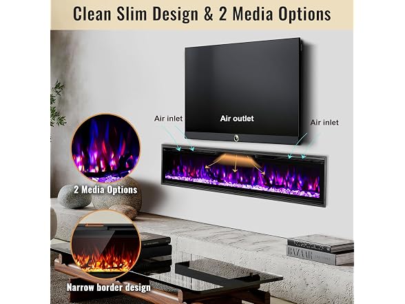 TaleBoy Insert Electric Fireplace