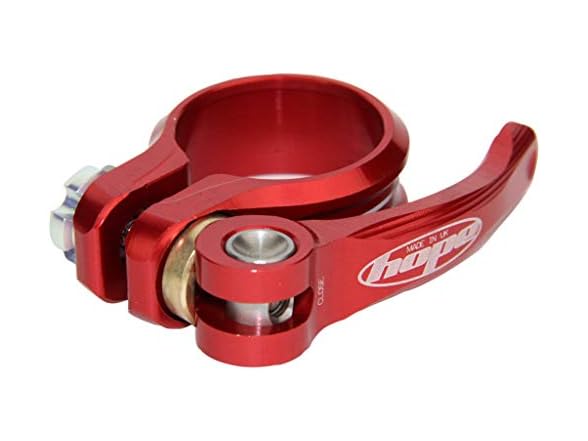 HOPE QR Seat Post Clamp Red, 34.9