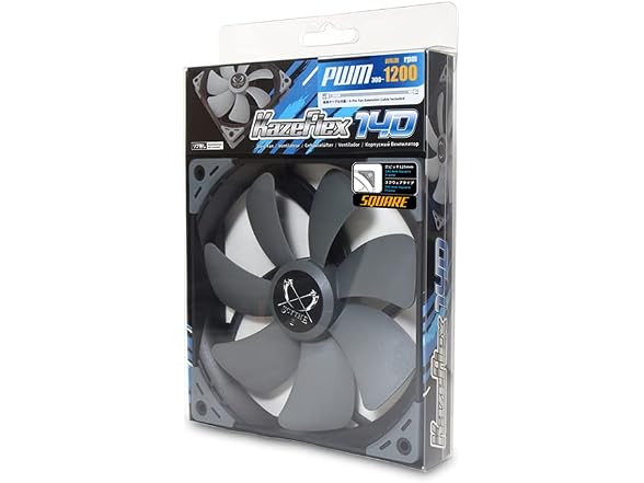 Scythe Size Kaze Flex 140 Square PWM 120