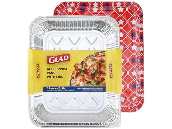 Glad Disposable Aluminum All Purpose Pans3ct