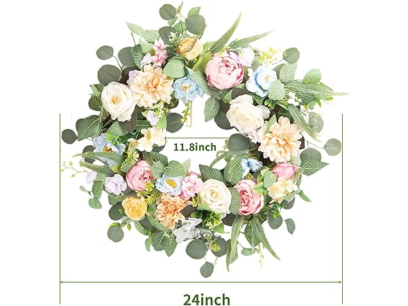 Honnesserry Wreath for Front Door