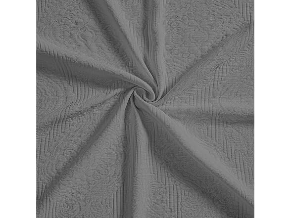 Superior Cotton Bedspread Set Matelasse Jacquard Medallion Scroll